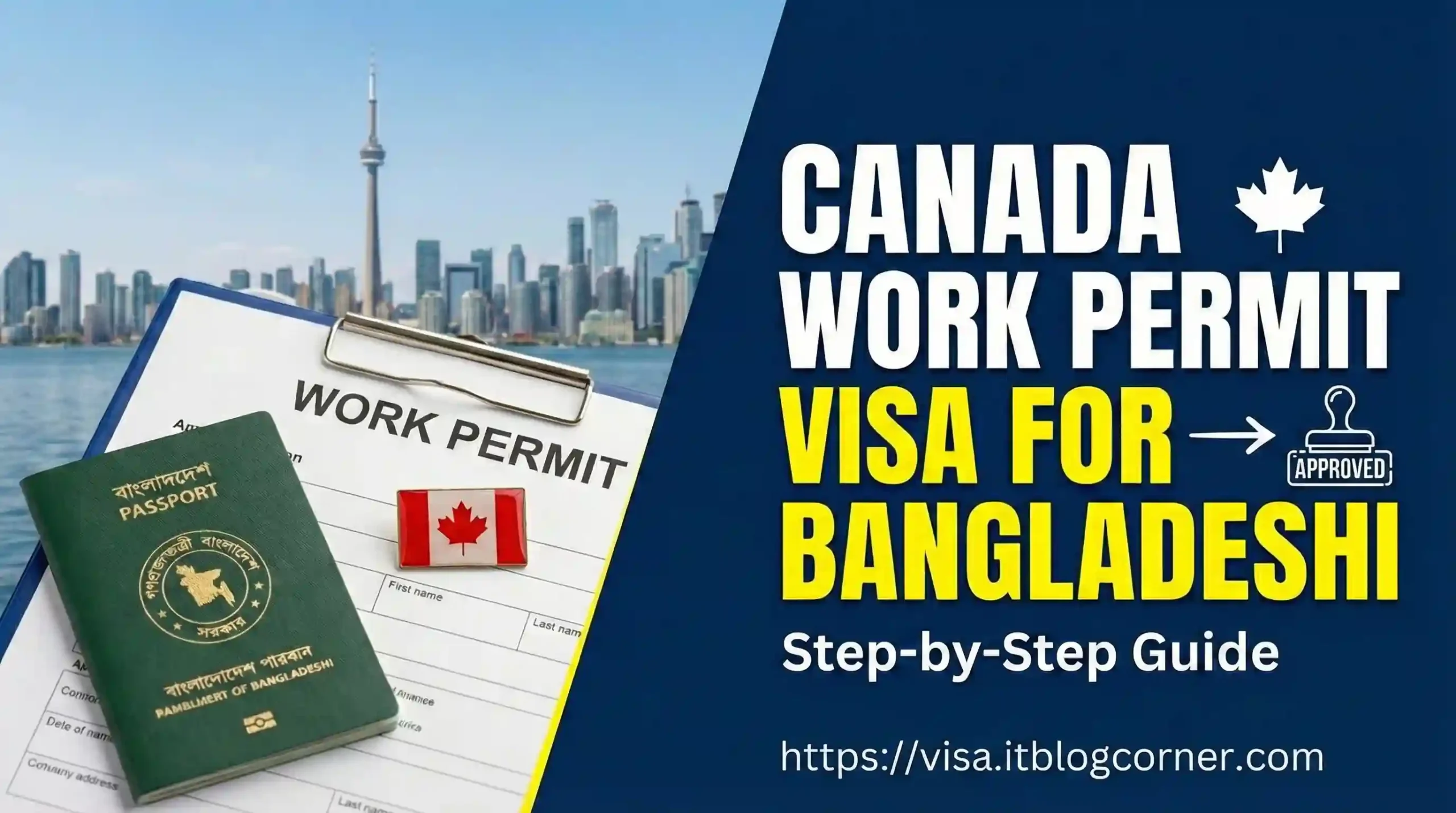 Canada Work Permit Visa for Bangladeshi
